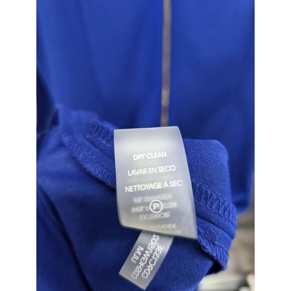 Calvin Klein Womens Royal Blue Bell Sleeve Dress Size 12 - Picture 10 of 13